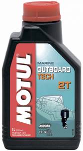 MOTUL OUTBOARD TECH 2T 1л.п/синтетика(для 2-тактн. подвесных лодочных двигател.) (масло моторное)